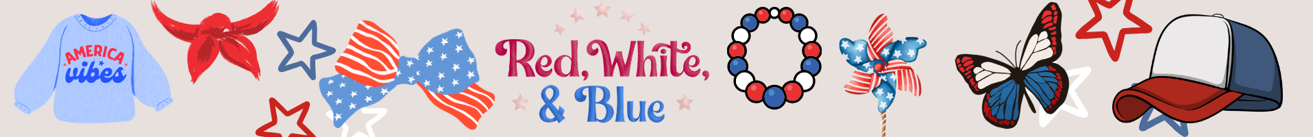 Red White & Blue Collection