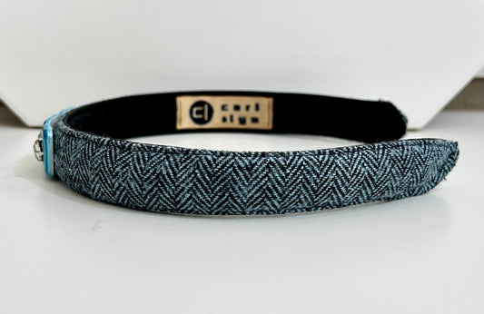 Lux Bluesy Relishia Headband Headband by Carl & Lyn right side fabric detail