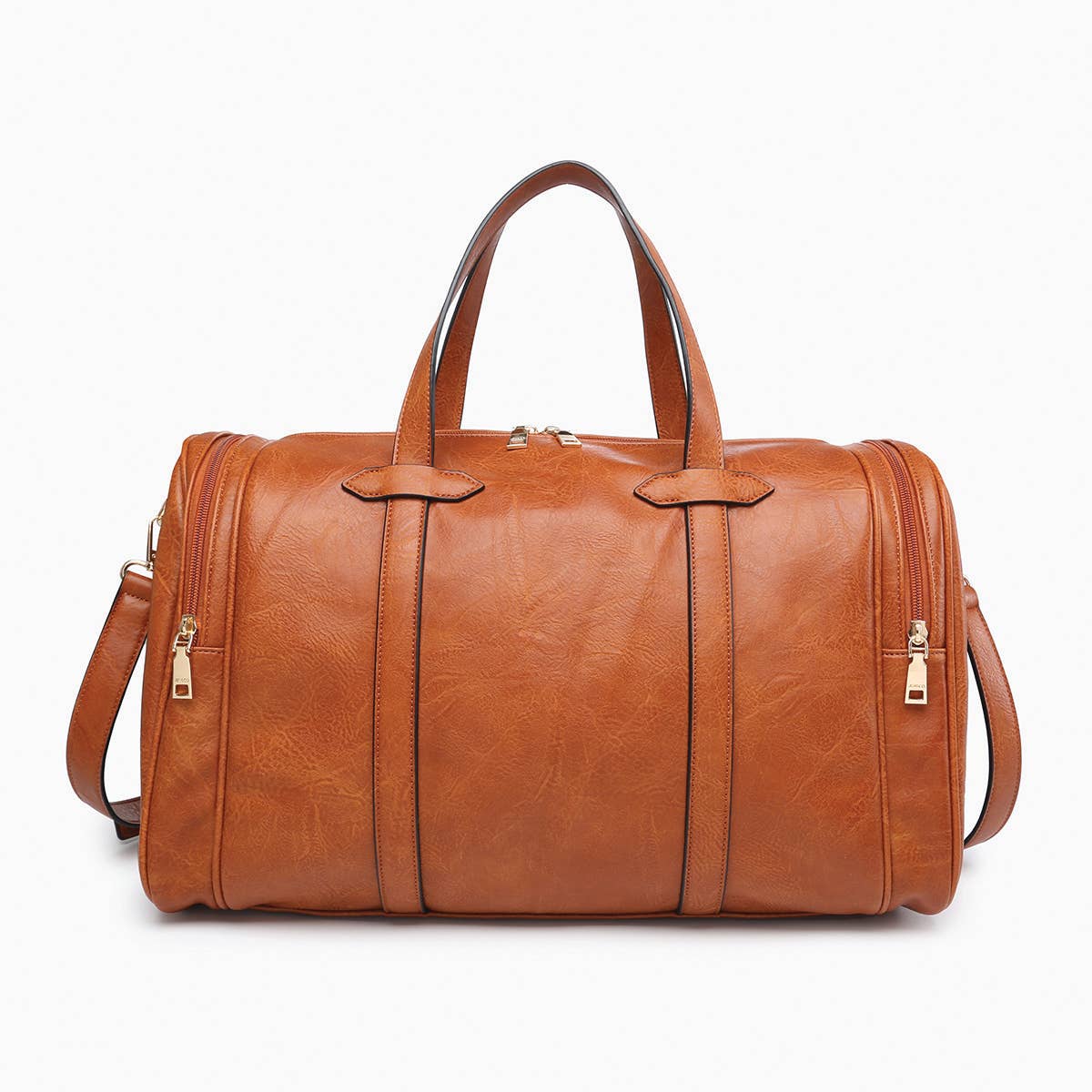 Ruth Duffle/Weekender Duffel by Jen & Co. brown front