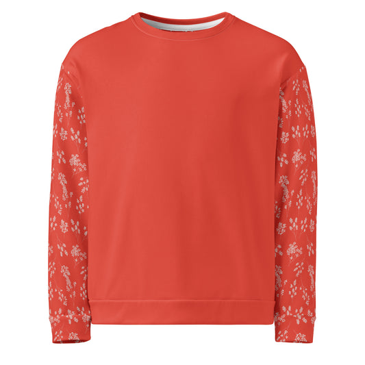 Cinnabar Gossypium - Eco Sweatshirt Sweatshirt by Carl & Lyn front 