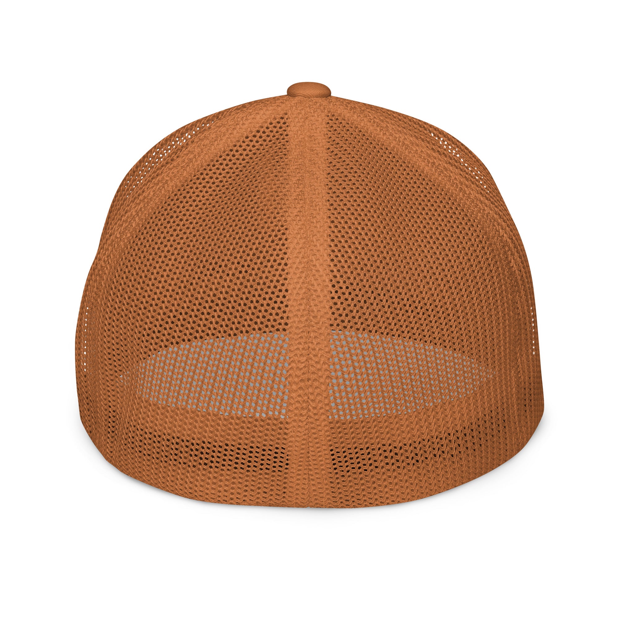 Caramel Earth Kind - Closed-back Trucker Cap Trucker Hat by Carl & Lyn back side