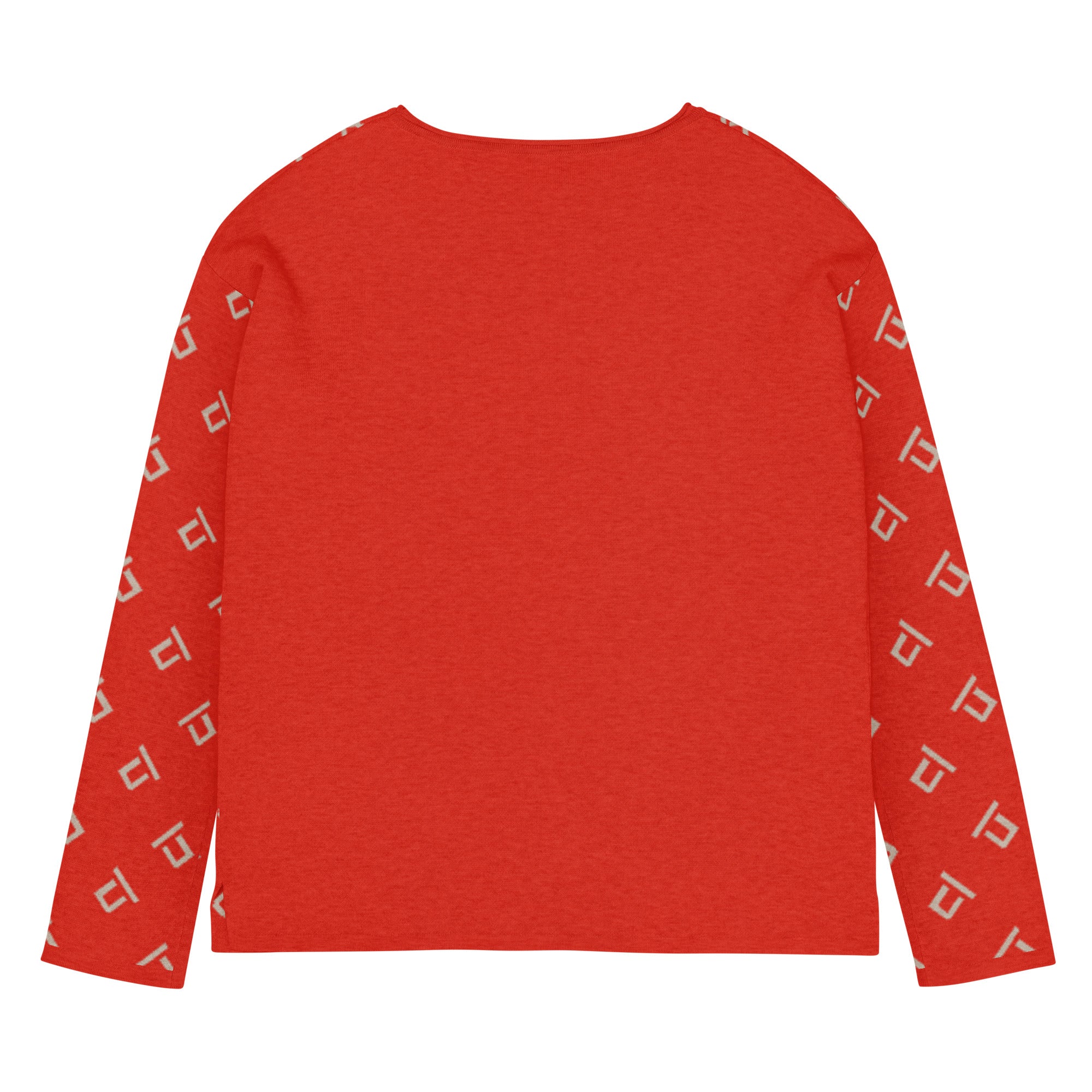 Cinnabar C&L Branded Medium Logo 45 - Women’s Knitted Sweater Sweater by Carl & Lyn back